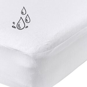 Molton PU Waterdicht Hoeslaken Ledikant 60 x 120cm